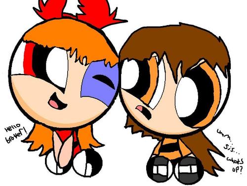  Blake (left) Blazey (right) brother and sister. (Blossom's and Brick's kids)