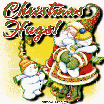  クリスマス Hugs,Animated