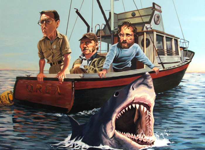 Jaws Attacking Boat