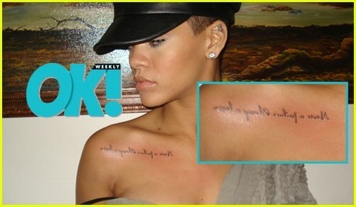  Rihanna's new Tattoo