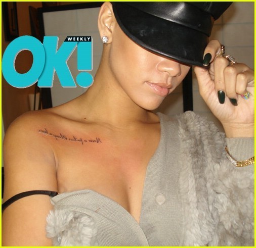 Rihanna's new Tattoo