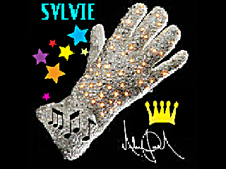  *MJ White handschuh To Sylvie*