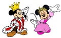 King Mickey and Queen Minnie - disney fan art