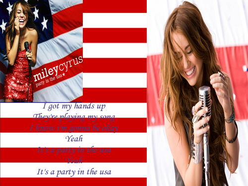MILEY CYRUS-PARTY IN USA