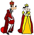Prince Goofy and Princess Clarabelle - disney fan art