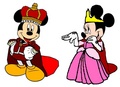 Prince Mickey and Princess Minnie - Medieval - disney fan art