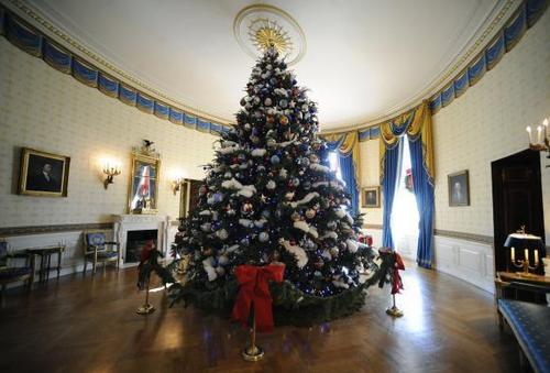  The White House giáng sinh cây