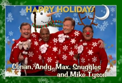 Tonight Show Holiday Card