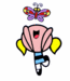 Bubbles chasing a butterfly! - bubbles-powerpuff-girls icon