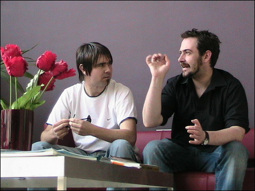  Hipple calle and Padraic Walsh in Midwest Radio - Ireland - April 2007