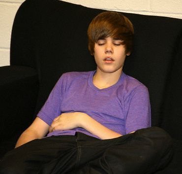 justin bieber sleeping shirtless. of Justin Bieber sleeping?
