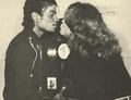 Kiss for "Suzanne" - michael-jackson fan art