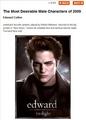 Robert Pattinson's Edward Cullen is One of The Most Desirable Male Characters of 2009 - twilight-series photo