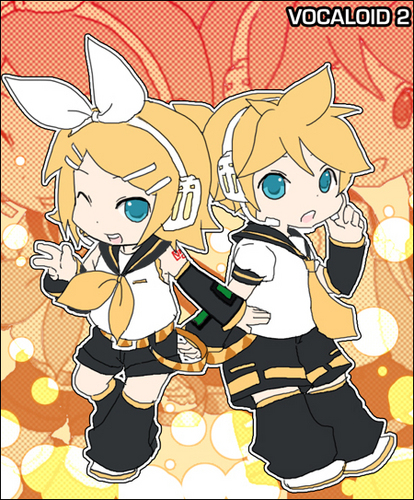  ちび Len and Rin