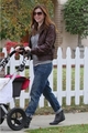 Alyson & Family Out for a Walk - alyson-hannigan photo