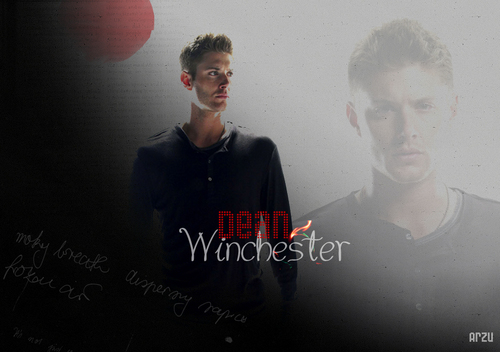  Dean Winchester kertas dinding 1