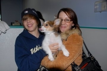  Justin with family and 老友记
