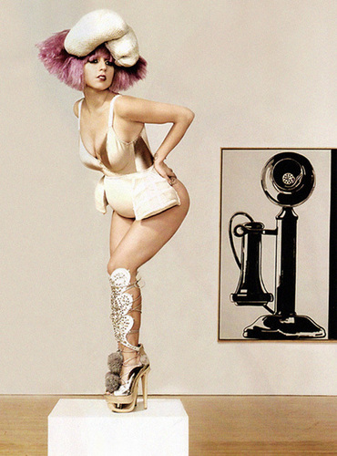  Lady GaGa as a Pregnant Ballerina