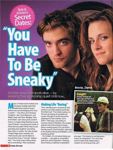  Rob, Kristen and the Twi-cast in J-14 Magazine