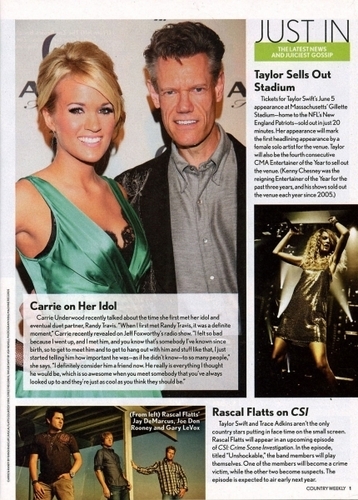 Carrie Underwood, Country Weekly