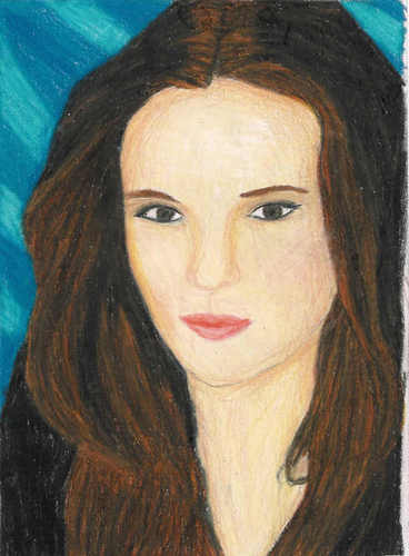  Danielle Panabaker Portrait with Colored Pencils