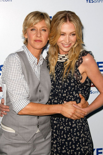  Ellen DeGeneres And Portia de Rossi Host Yes! On Prop 2 Party