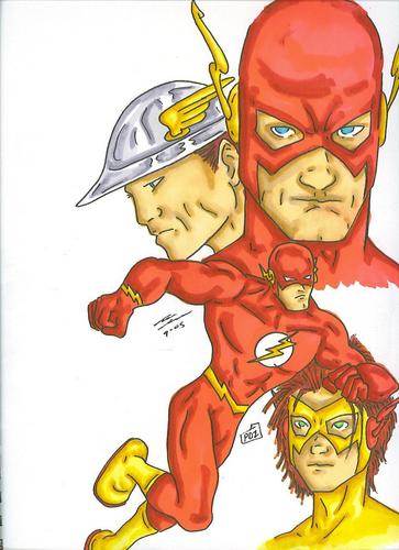 Flash and Kid Flash