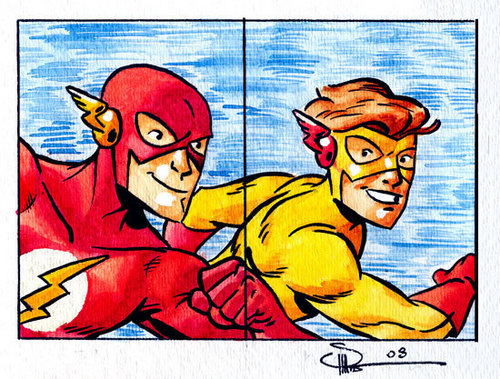 Flash and Kid Flash