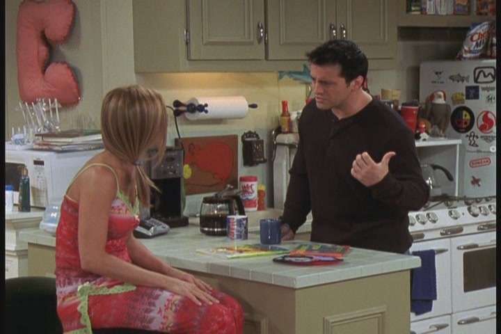 Joey screencaps from the episode "The One Where Rachel's Si...