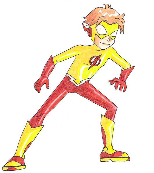 Kid Flash - DC'S Flash Fan Art (9732809) - Fanpop