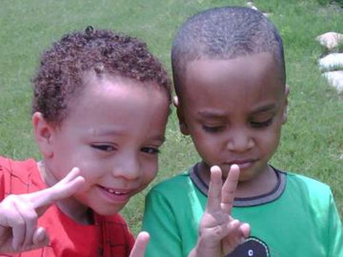  King Harris(T.I and Tameka "Tiny" Cottles son) and Lil Rocko(monica's son)
