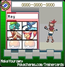  May's trainer card