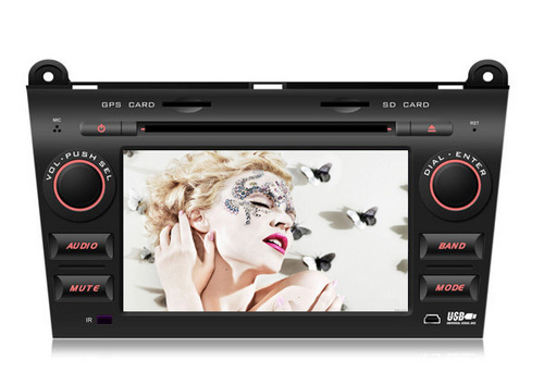  Special car dvd player for mazda 3, digital screen, gps+ipod+rds+bluetooth