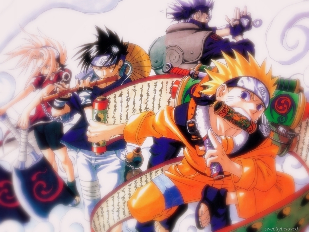 Team 7 - Naruto achtergrond (9735579