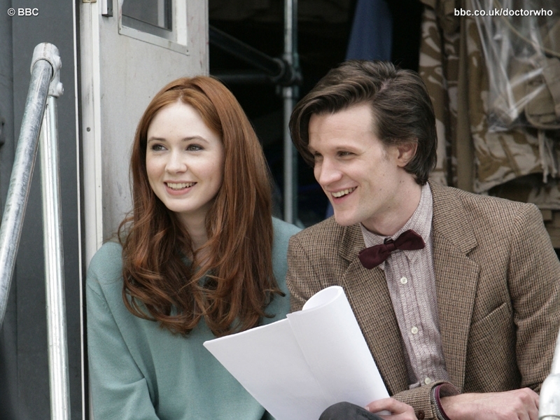 The Doctor and Amy (Matt Smith and Karen Gillan) - The Eleventh Doctor  Wallpaper (9785199) - Fanpop