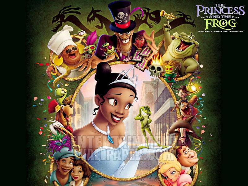 the princess and the frog wallpaper. The princess and the frog