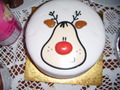 reindeer cake =D - random photo
