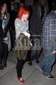  Hayley with Chad od Brandi Cyrus show in Los Angeles  - paramore photo