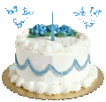 Birthday Cake for Susie - butterflies fan art