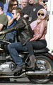 Christina Aguilera & Cam Gigandet’s Motorcycle Ride - twilight-series photo