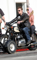 Christina Aguilera & Cam Gigandet’s Motorcycle Ride - twilight-series photo
