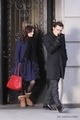 Ed and Leighton on set - January 11th - gossip-girl photo