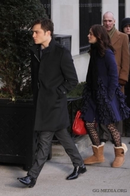  Ed and Leighton on set - January 11th