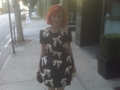 Hayley before the People's Choice Awards - paramore photo