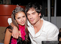 Ian and Nina on Nina's bday - the-vampire-diaries-tv-show photo
