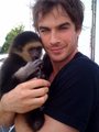 Ian and monkey - the-vampire-diaries-tv-show photo