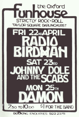 Radio Birdman - Johnny Dole & The Scabs - Damon