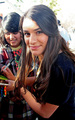 Lea Signing Autographs in LA - glee photo