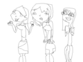 Some lineart (feel free to color) - total-drama-island fan art