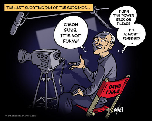  Sopranos: The last shooting day.